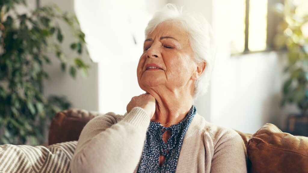 Verspannung am Nacken