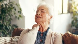 Verspannung am Nacken